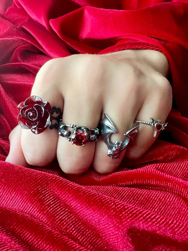 3 Piece Vampyre Ring Bundle by Ash Costello