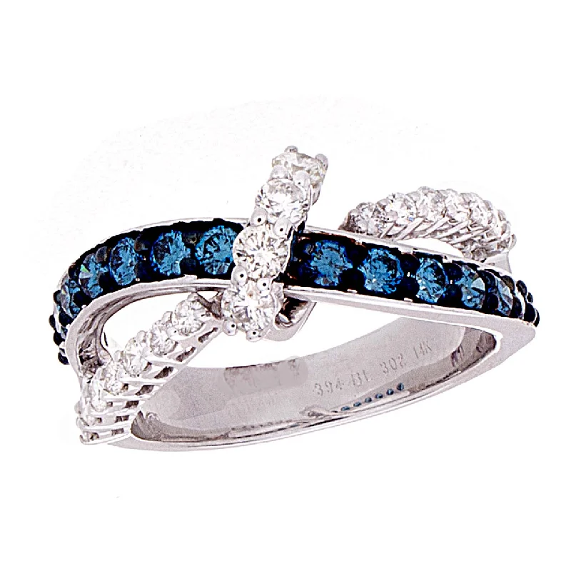 Blue Diamond Ring - LDD9394 BL