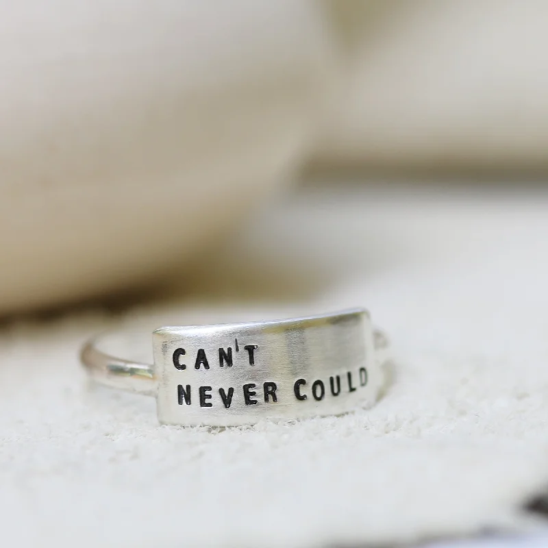 CAN'T NEVER COULD | CHERISHED RING