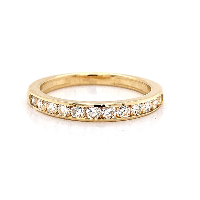 Channel Set Diamond Band