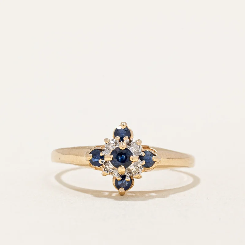 Sapphire & Diamond Ring | 0.28ctw, 0.02ctw | SZ 8.75 |