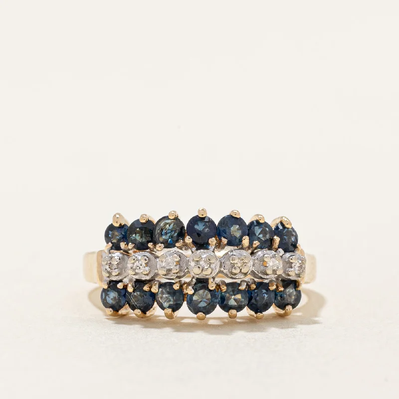 Sapphire & Diamond Ring | 0.75ctw, 0.03ctw | SZ 6 |