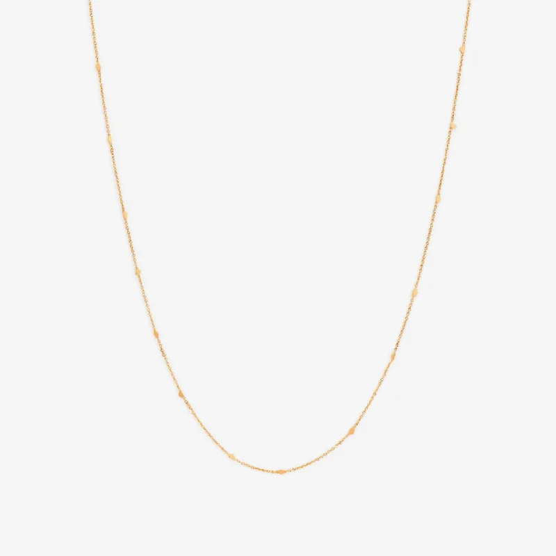 29" Little Gold Fleck Necklace | N4203