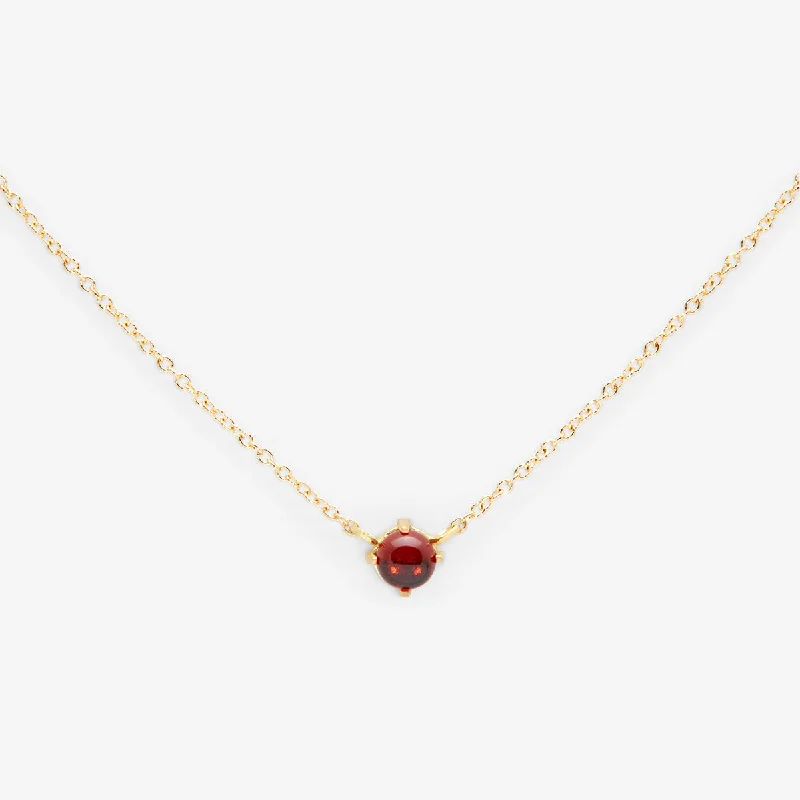 Garnet Wisp Necklace | N5804GN