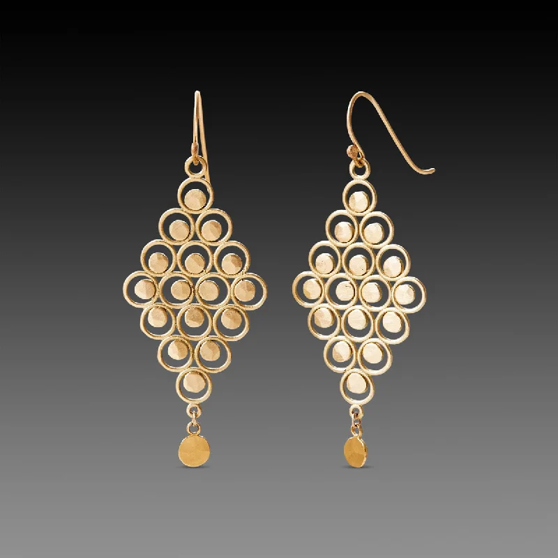 Gold Filigree Earrings