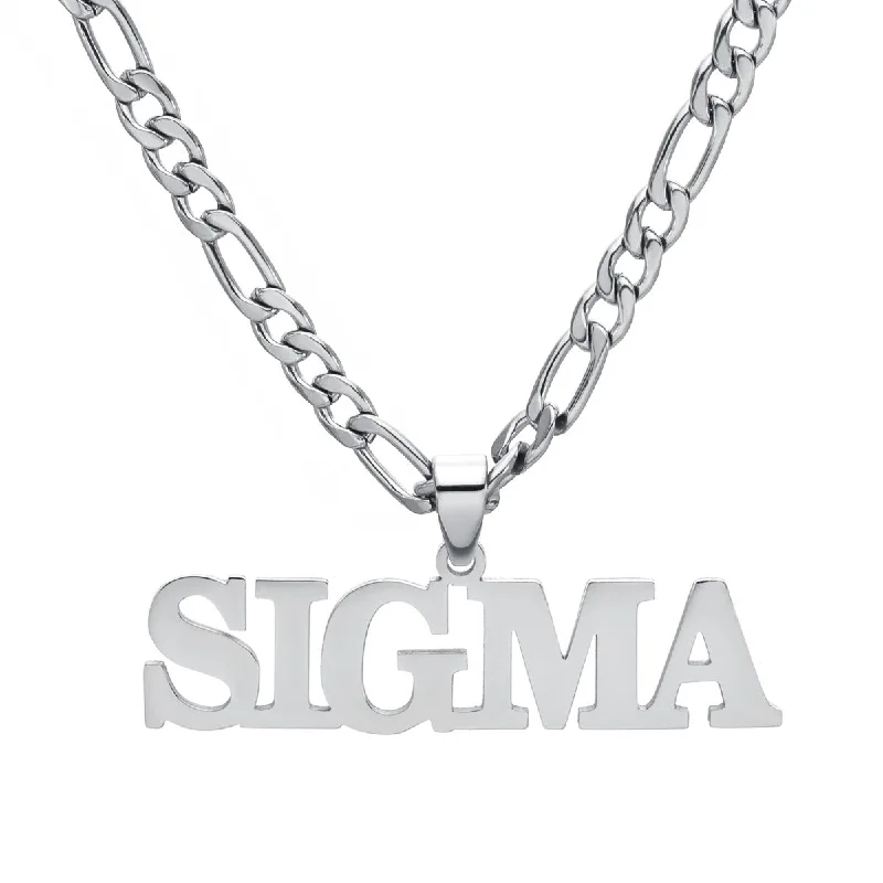 Stainless Steel 22-inch SIGMA Pendant