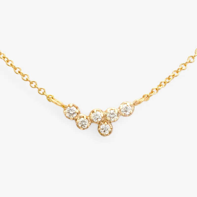 White Diamond Hydra Necklace | N4403W