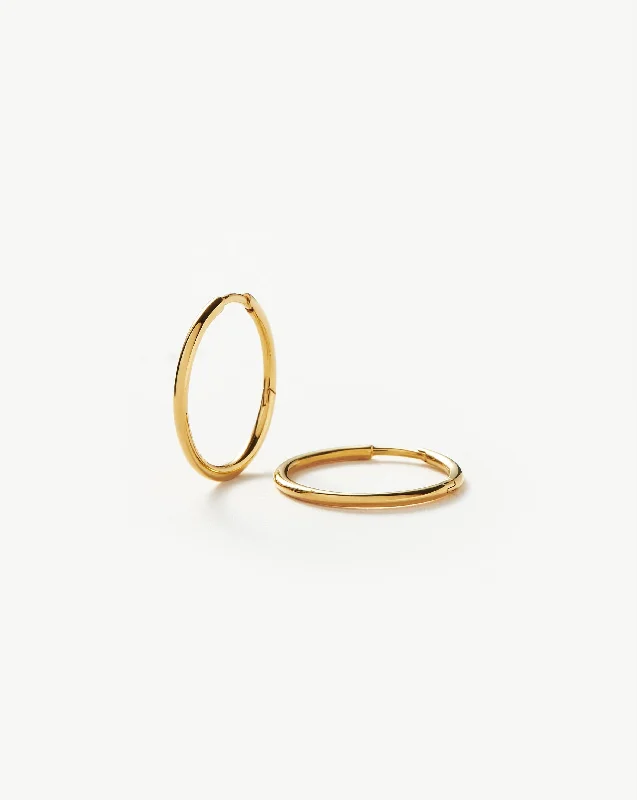 Classic Small Hoop Earrings | 18ct Gold Plated