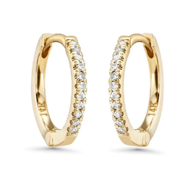 Diamond Huggies Earrings (0.12 ct.) in 14K Gold