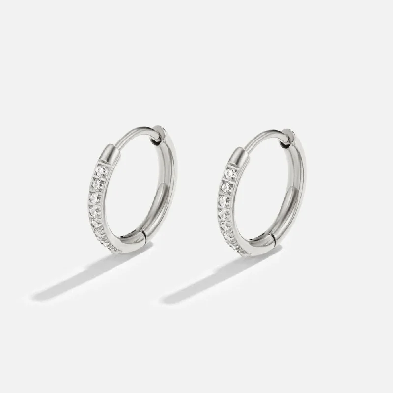 Eternity Hoop Earrings