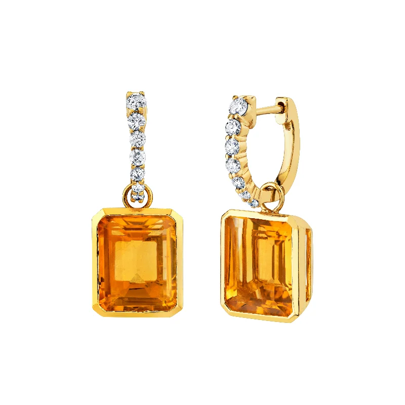 Citrine Drop Earrings