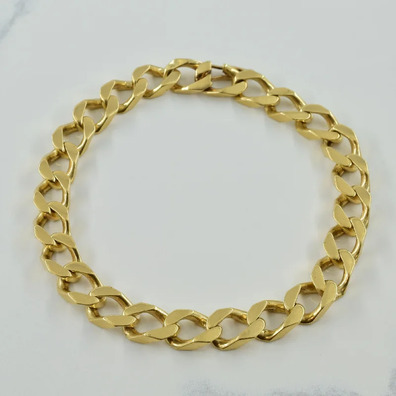 10k Yellow Gold Cuban Link Bracelet | 9" |