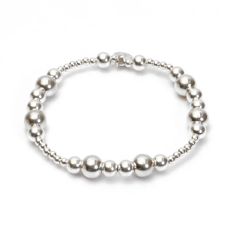 Bali Ball Bracelet in Sterling Silver