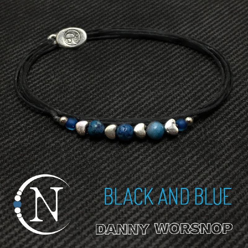 Black And Blue NTIO Bracelet by Danny Worsnop