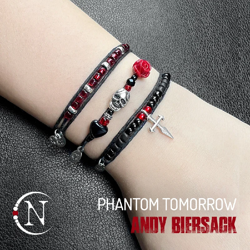 3 Piece Phantom Tomorrow NTIO Bracelet Bundle by Andy Biersack