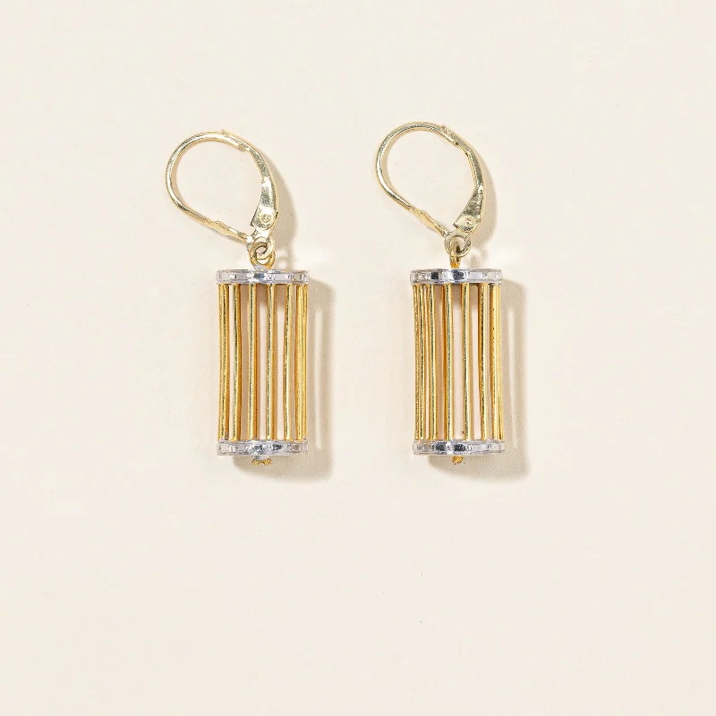 Seasonal Jewelry Deals – Elevate Your Style Two Tone Cage Earrings |