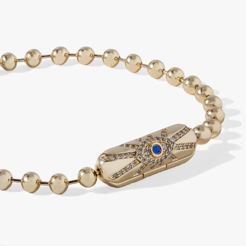 Jewelry Sale Bonanza – Grab Your Sparkle Now Evil Eye Barrel Closure Bracelet