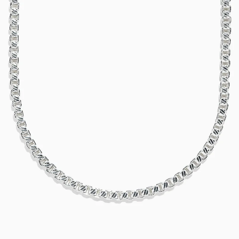 Flash Sale On Exquisite Jewelry – Don't Miss Out Men's Sterling Silver 21" Box Chain Necklace