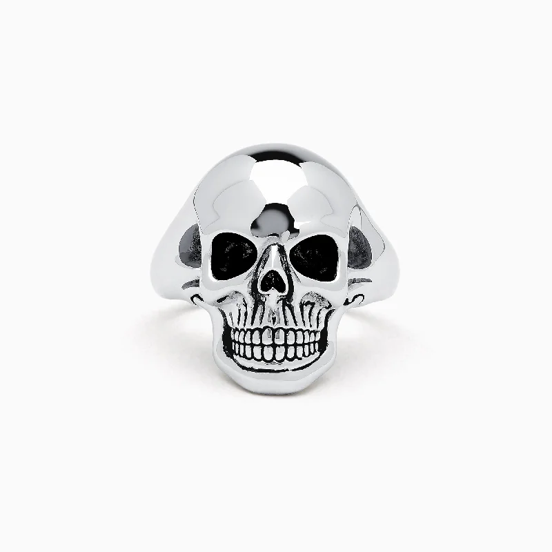 Trending Jewelry Now At Unbeatable Prices Men's Sterling Silver Skull Ring