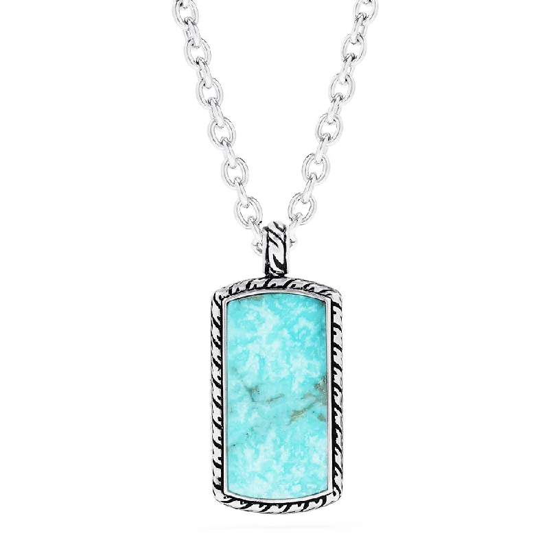 Best Jewelry Deals – Premium Quality At Exclusive Discounts Men's Sterling Silver Turquoise Pendant, 9.40 TCW