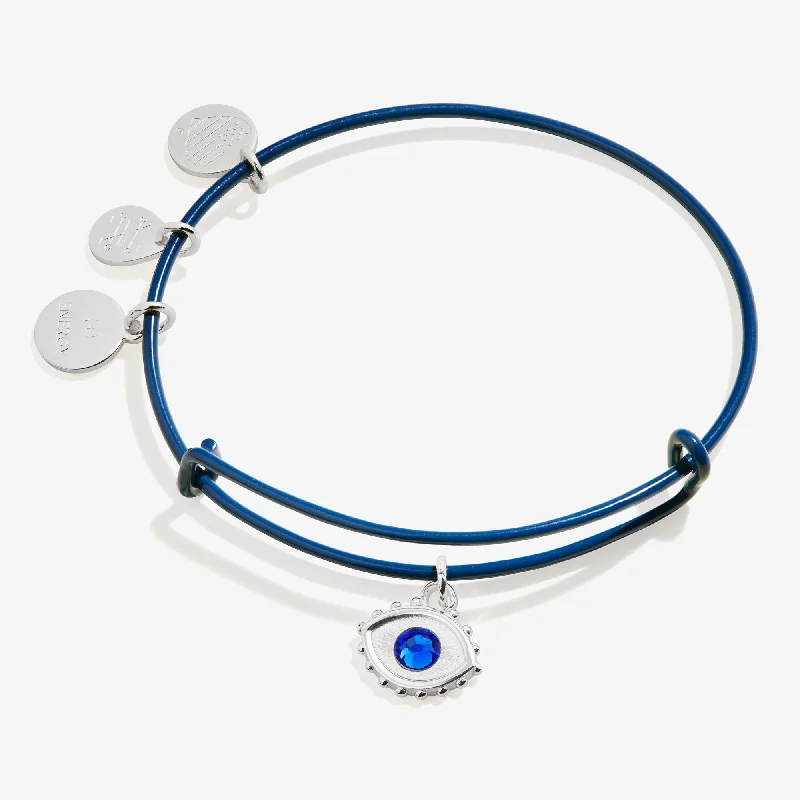 Unmissable Deals On Handmade Jewelry Collections Evil Eye Charm Bangle Bracelet, Blue