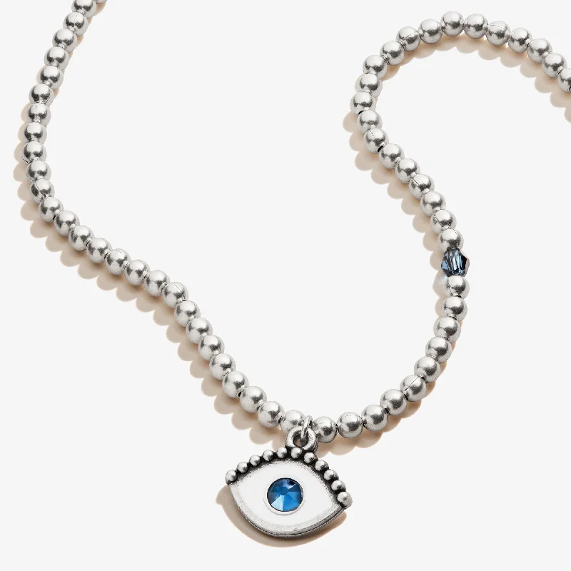 Shop Modern Jewelry Collections With Exclusive Discounts Evil Eye Crystal Charm Beaded Necklace