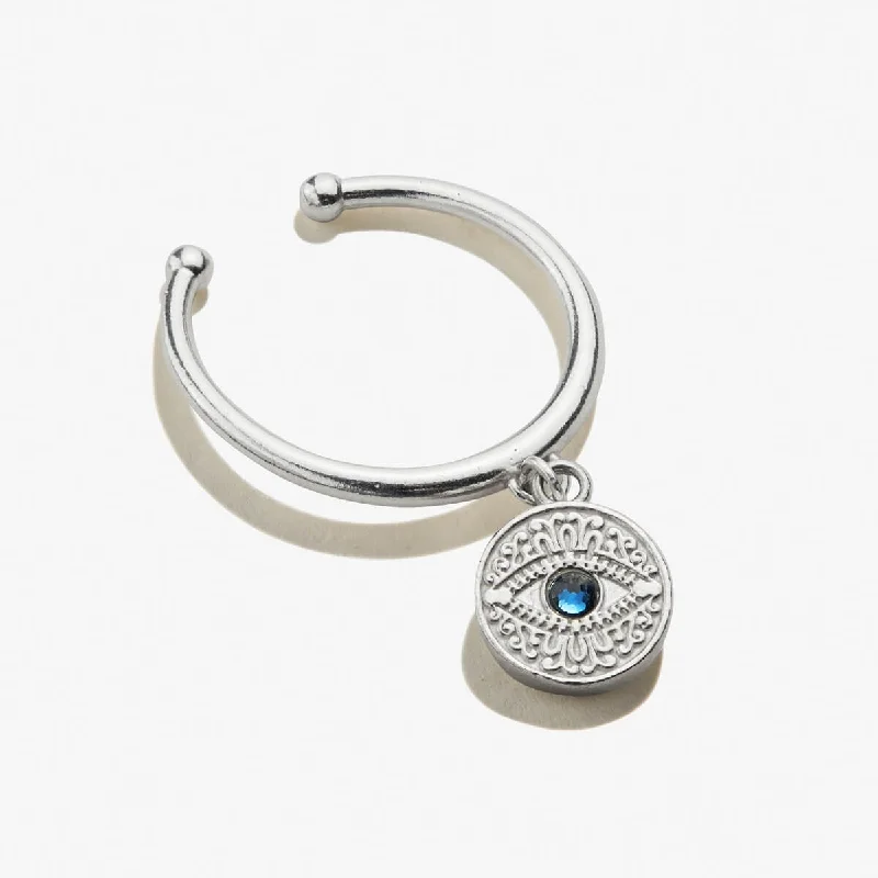 Elevate Your Outfit With Discounted Statement Jewelry Evil Eye Charm Ring