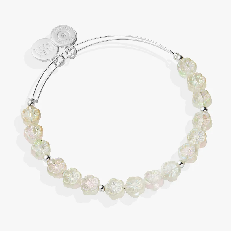 Make Your Outfit Shine With Discounted Jewelry Floral Beaded Charm Bangle