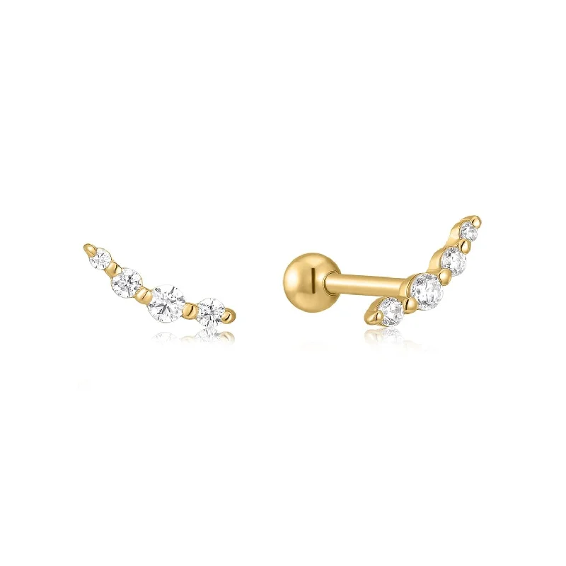 Timeless Jewelry Styles At Wallet-Friendly Prices Graduated Cz Bar Earrings