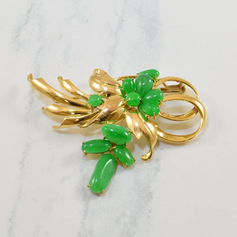 Grab Stylish Jewelry Before The Sale Ends Jadeite Brooch | 7.00ctw |