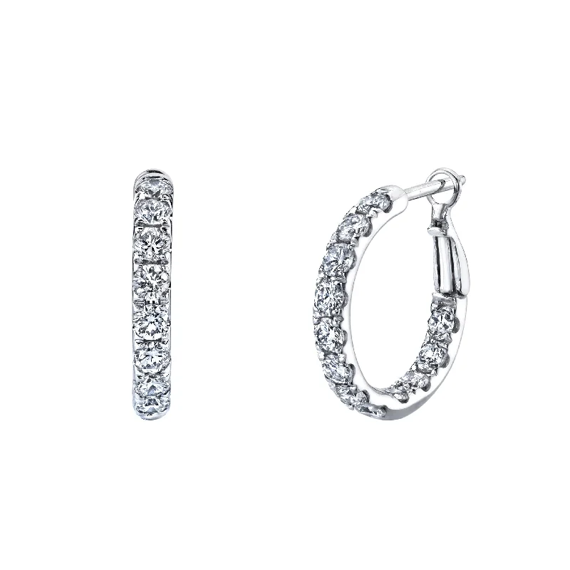 Buy More, Save More On Stunning Jewelry Pieces The 2 Carat Inside-Out Diamond Hoops