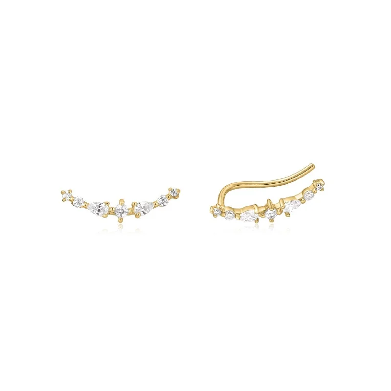 Clearance Sale On High-End Jewelry Collections Multi Shaped Cz Ear Crawl