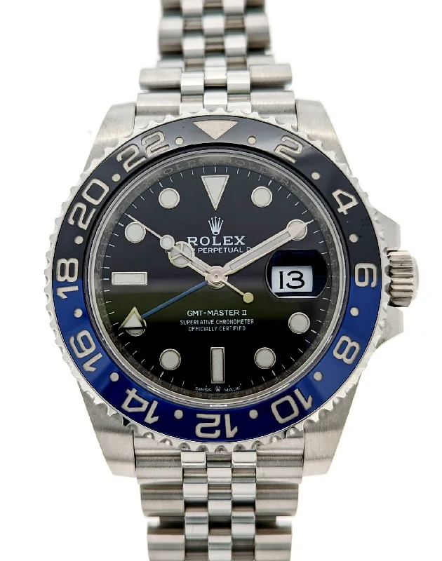 Don't Miss Out On Bestselling Jewelry At Special Prices Rolex GMT Master II “Batgirl” 40mm 126710BLNR Jubilee Black Dial