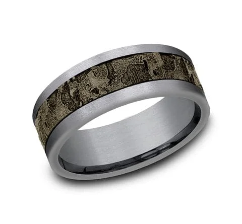 Limited-Time Jewelry Discounts – Shine Without The Splurge Tantalum and Bronzed Center Men's Band