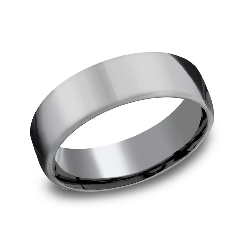 Breathtaking Jewelry At Limited-Time Savings Tantalum Euro-Dome Men's Band