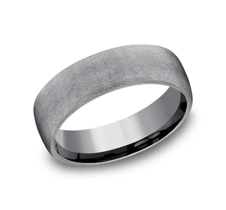 Huge Savings On Premium Jewelry Styles Tantalum Finish Men's Wedding Band